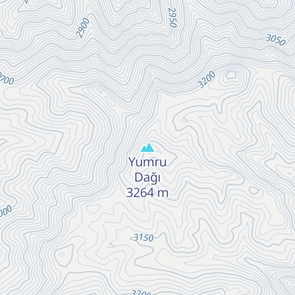 Map of Yumru Dağı