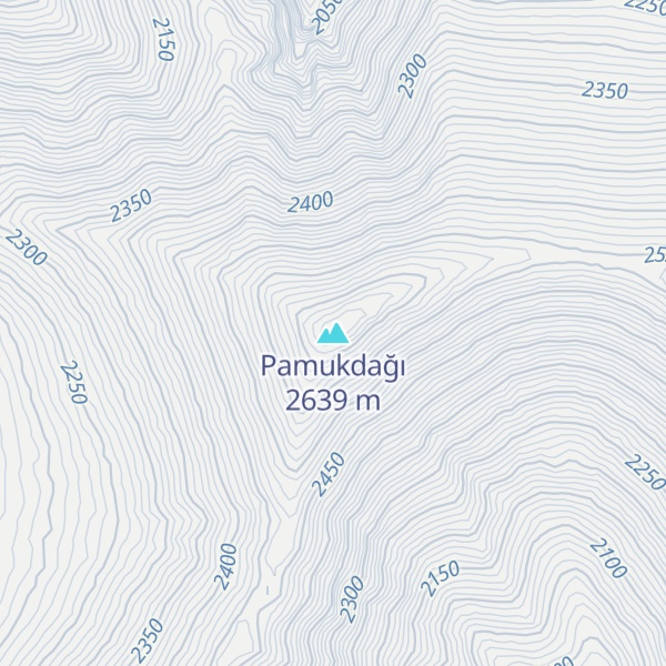 Map of Pamukdağı