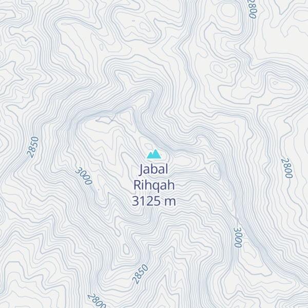Map of Jabal Rihqah