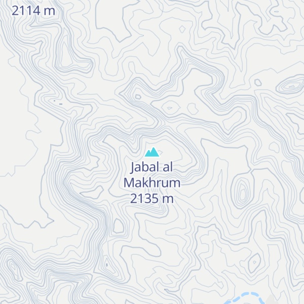 Map of Jabal al Makhrum