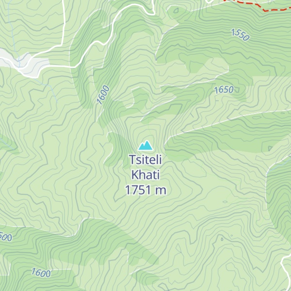 Map of Tsiteli Khati