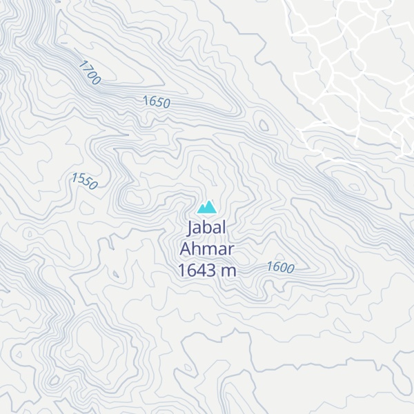 Map of Jabal Ahmar