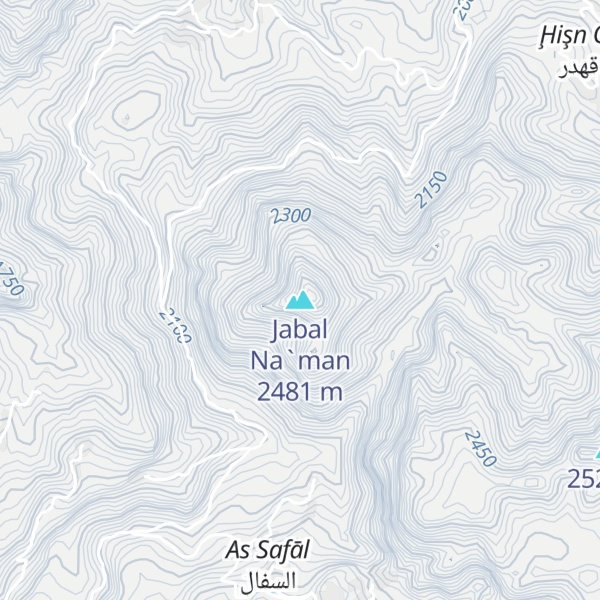 Map of Jabal Na`man