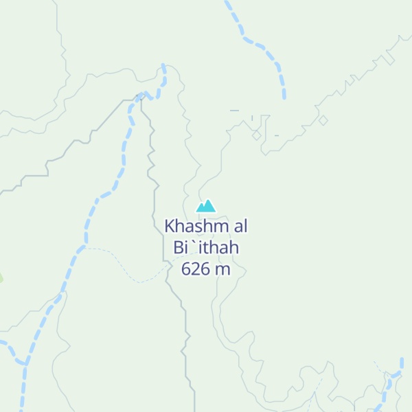 Map of Khashm al Bi`ithah