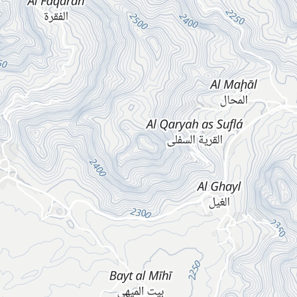 Map of Jabal Sur