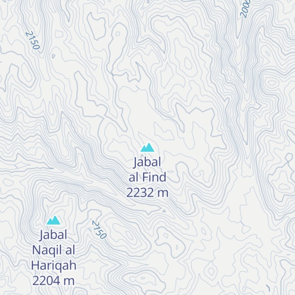 Map of Jabal al Find