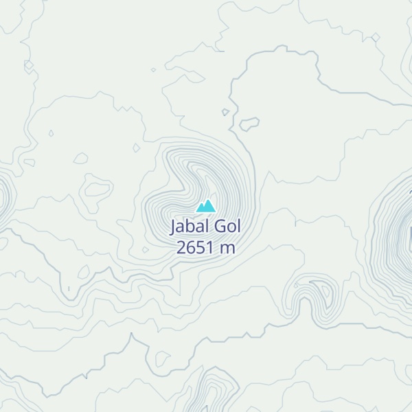 Map of Jabal Gol