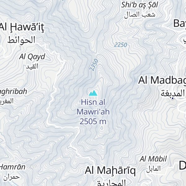 Map of Hisn al Mawri'ah