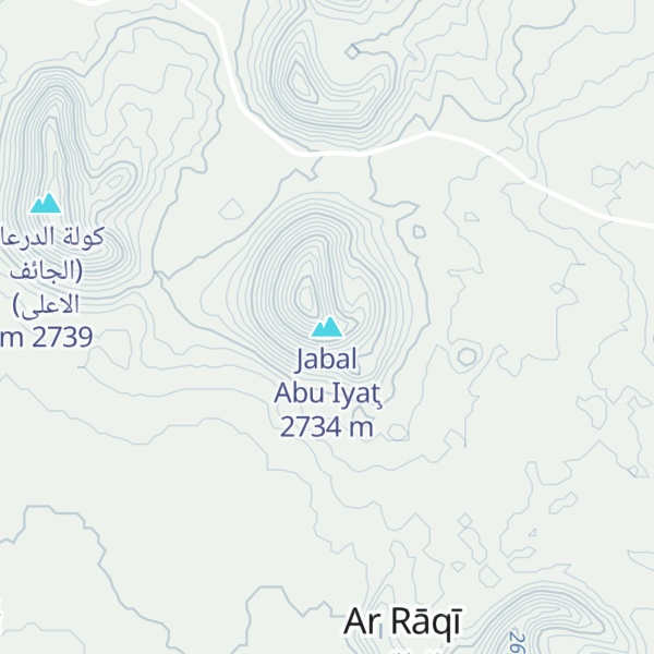 Map of Jabal Abu Iyaţ