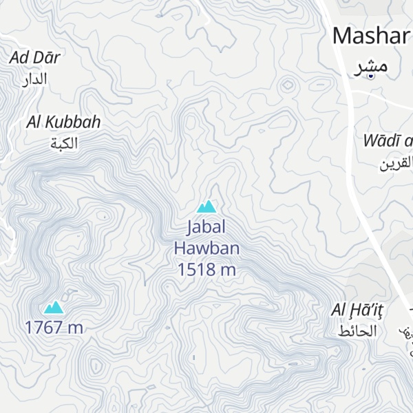 Map of Jabal Hawban