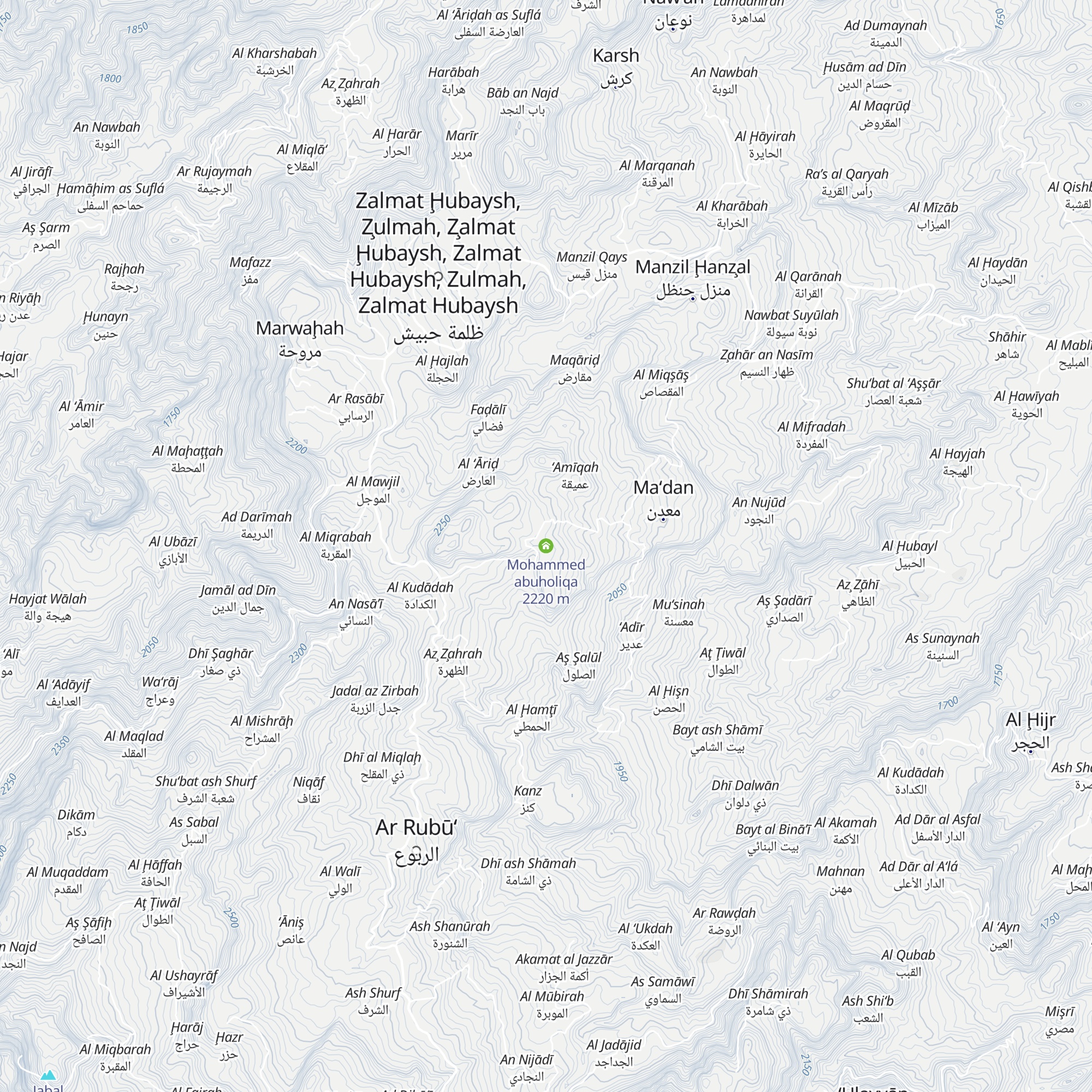 Mohammed abuholiqa map
