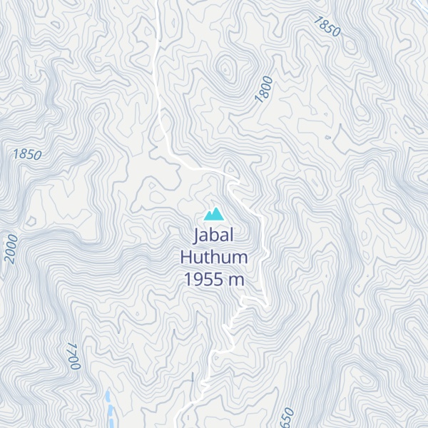 Map of Jabal Huthum