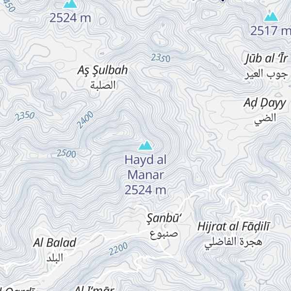 Map of Hayd al Manar