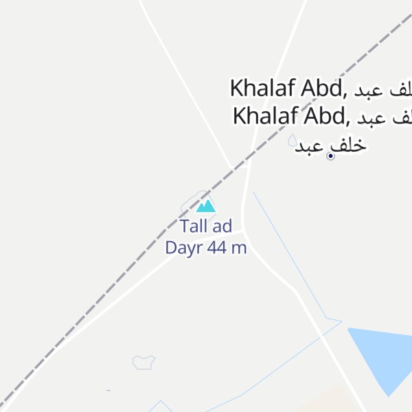 Map of Tall ad Dayr