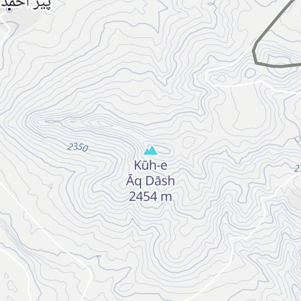 Map of Kūh-e Āq Dāsh