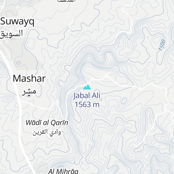 Map of Jabal Ali