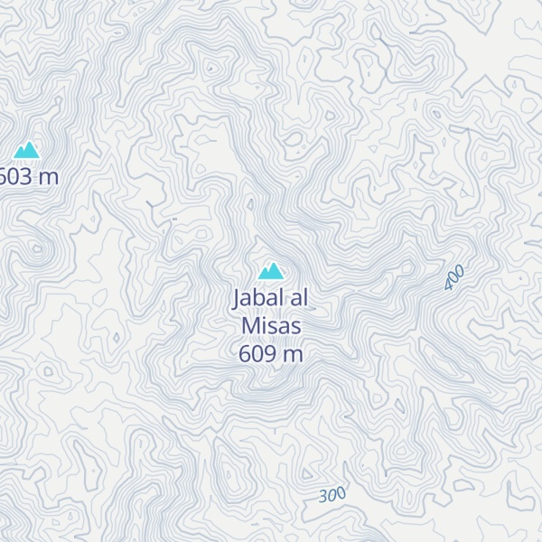 Map of Jabal al Misas