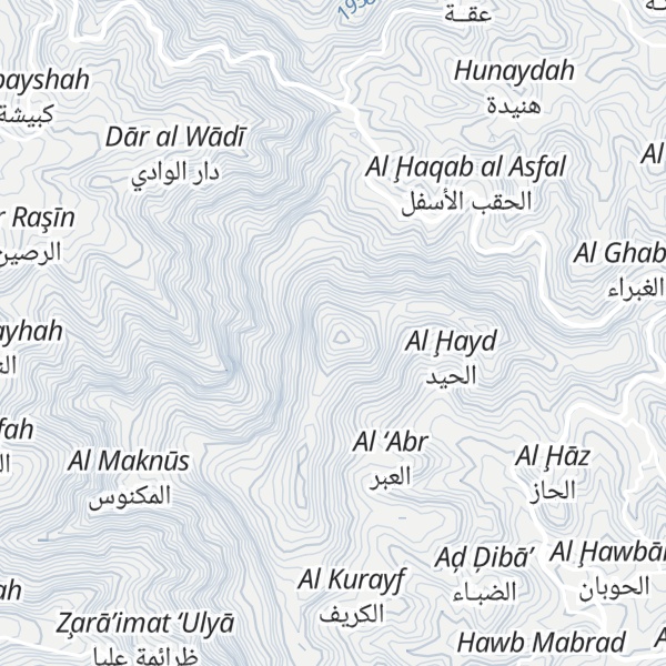 Map of Jabal ash Shawwar