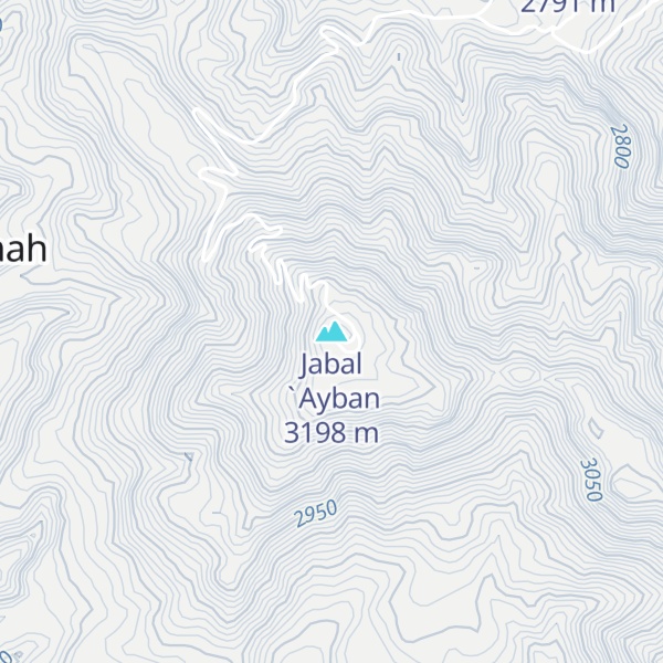 Map of Jabal `Ayban