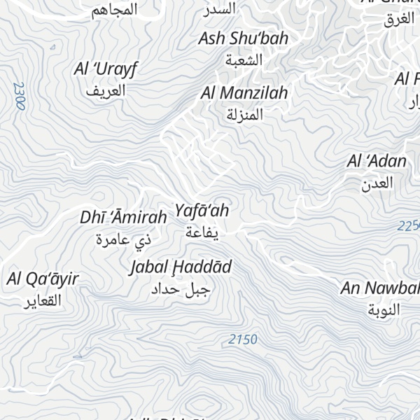 Map of اعلى قمه ورف ( sh )