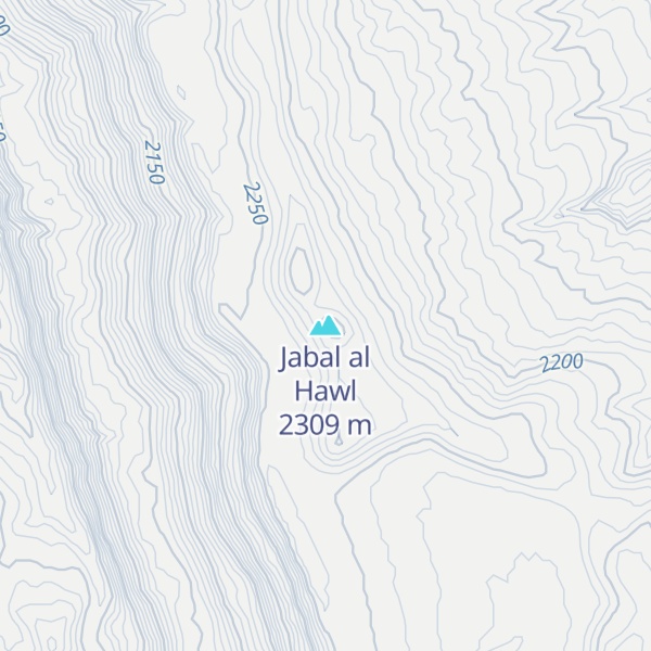 Map of Jabal al Hawl