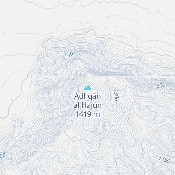Map of Adhqān al Hajūn