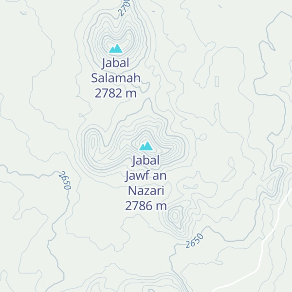 Map of Jabal Jawf an Nazari