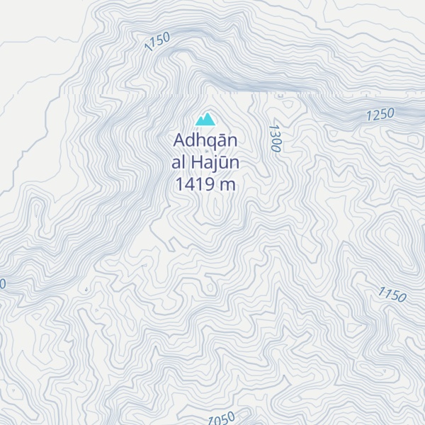 Map of جبال اذقان الرويان