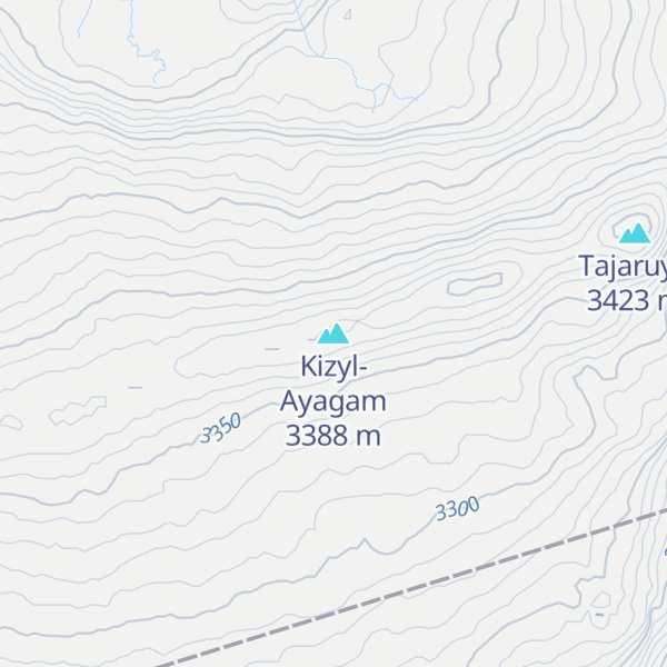 Map of Kizyl-Ayagam