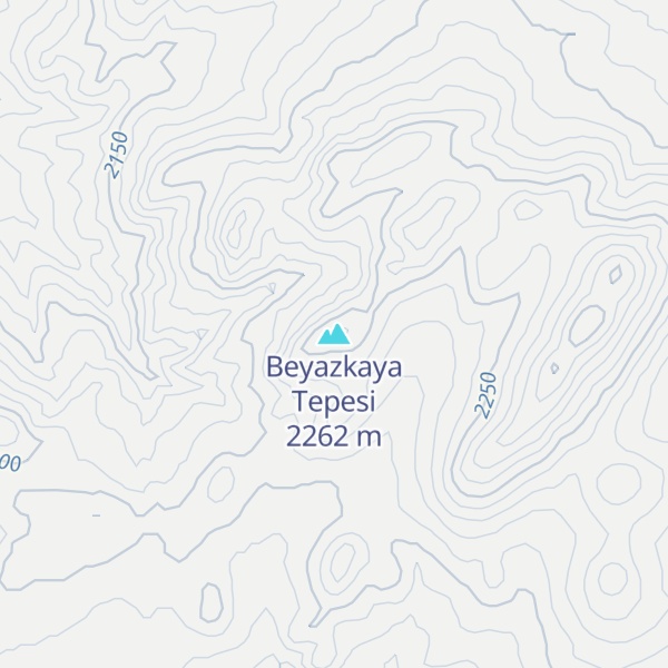 Map of Beyazkaya Tepesi