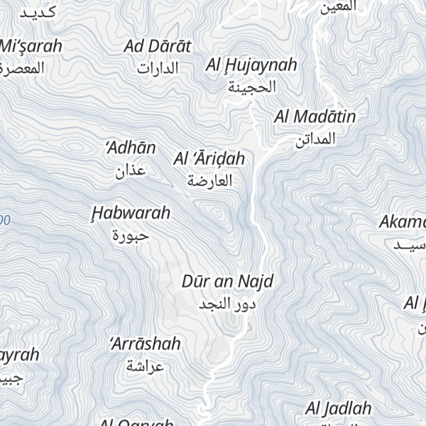 Map of Jabal Maţarān