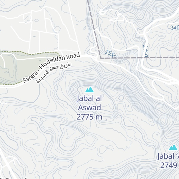 Map of Jabal al Aswad