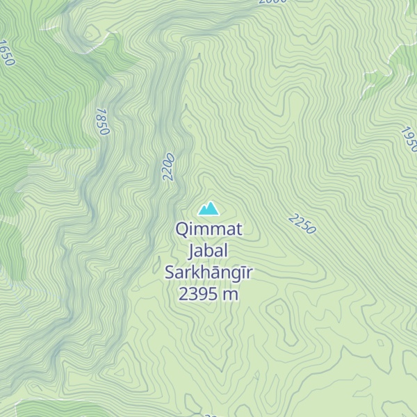 Map of Qimmat Jabal Sarkhāngīr