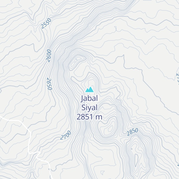 Map of Jabal Siyal