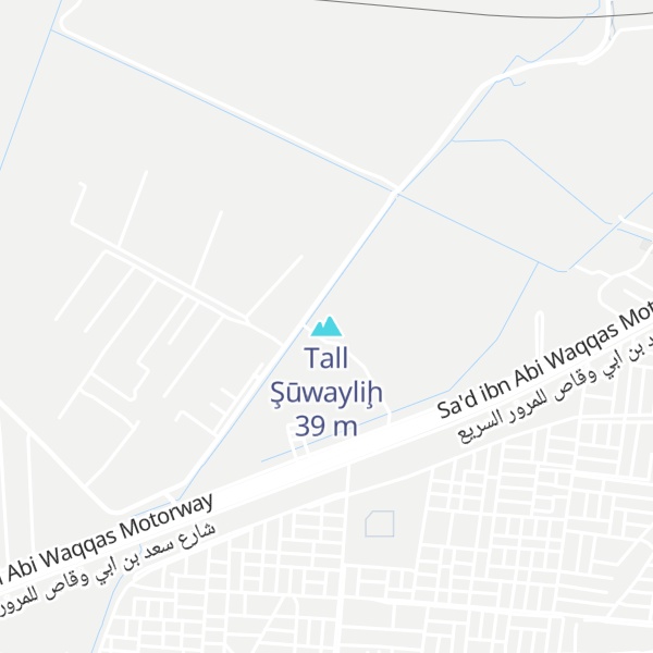Map of Tall Şūwayliḩ
