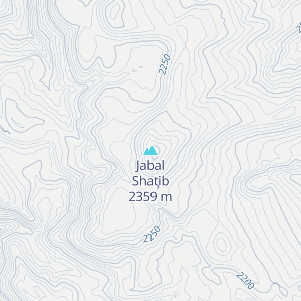 Map of Jabal Shaţib