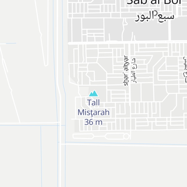 Map of Tall Misţarah