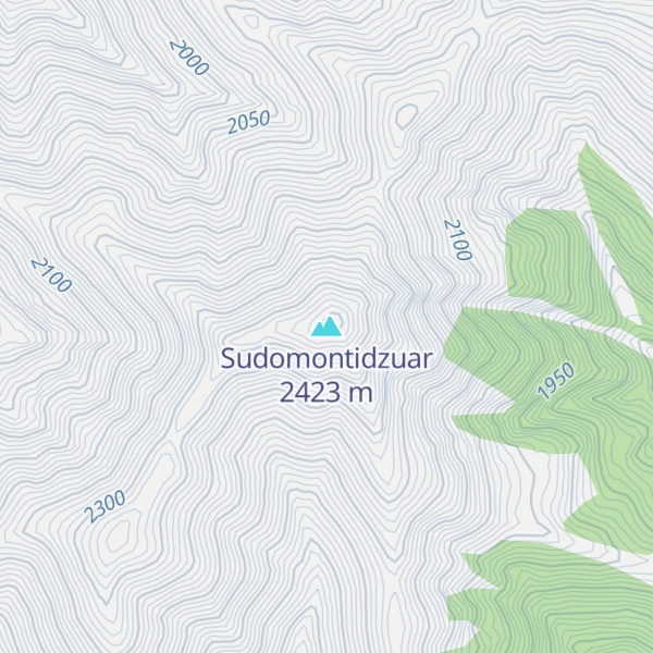 Map of Sudomontidzuar