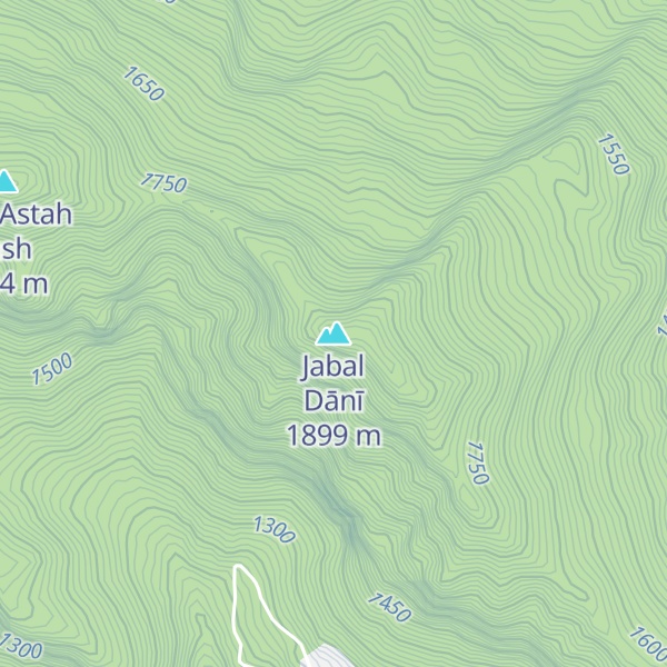 Map of Jabal Dānī