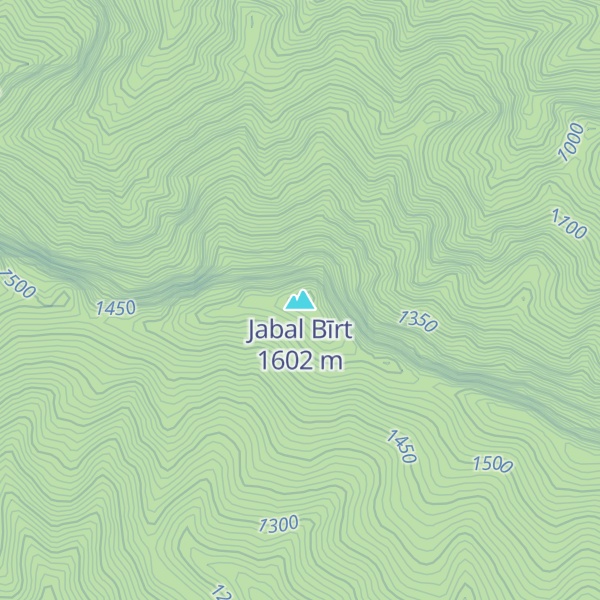 Map of Jabal Bīrt