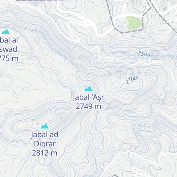 Map of Jabal ‘Aşr