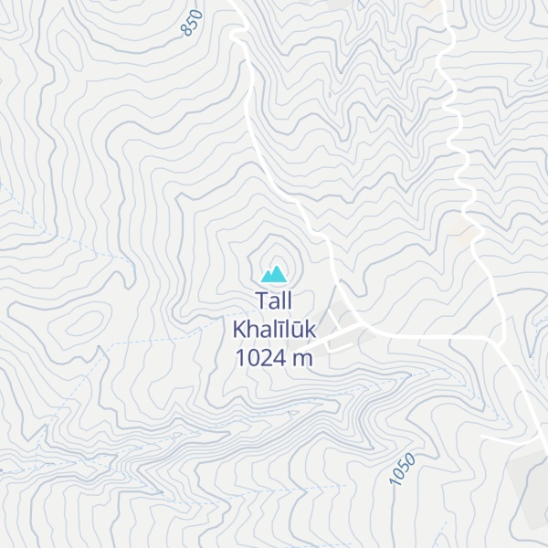 Map of Tall Khalīlūk