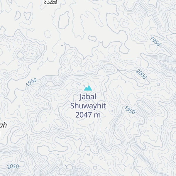 Map of Jabal Shuwayhit
