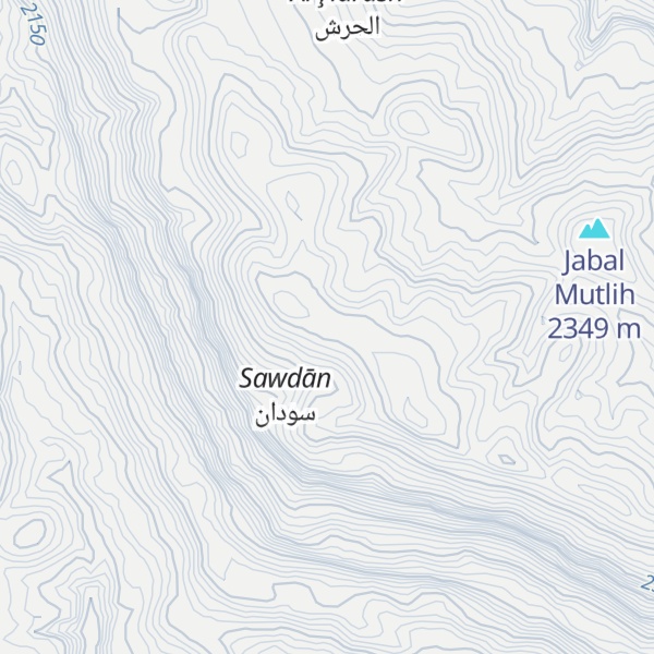 Map of Jabal Şubārah