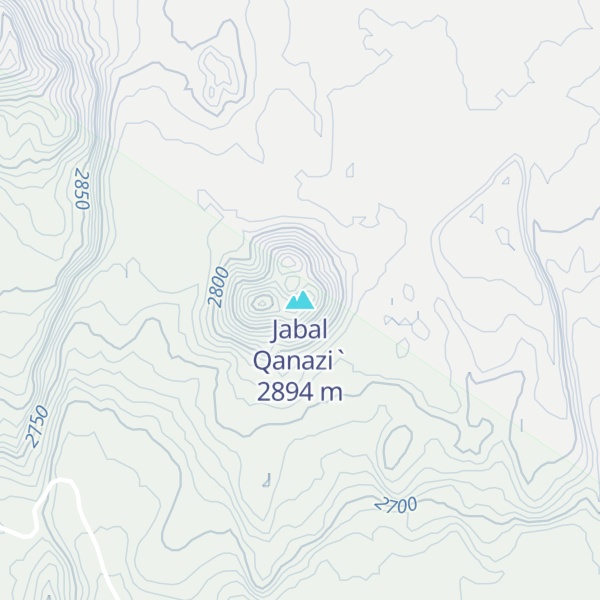 Map of Jabal Qanazi`