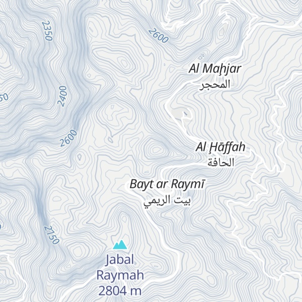 Map of Jabal Mawshak
