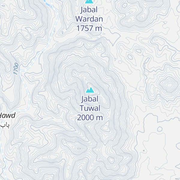 Map of Jabal Tuwal