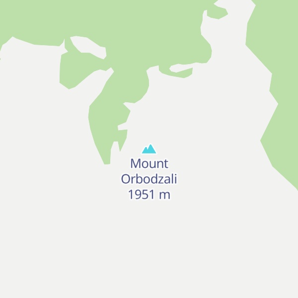 Map of Mount Orbodzali