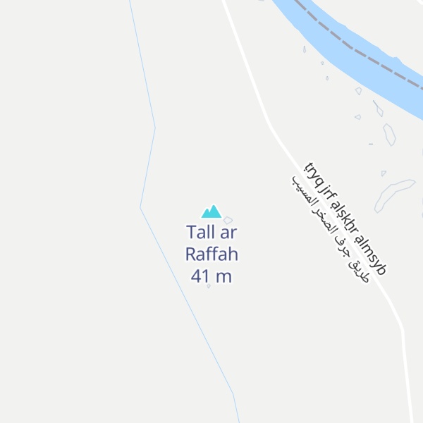 Map of Tall ar Raffah