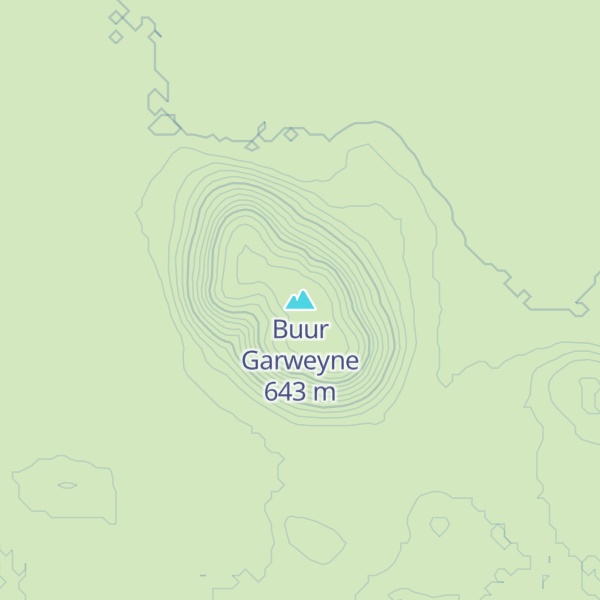 Map of Buur Garweyne